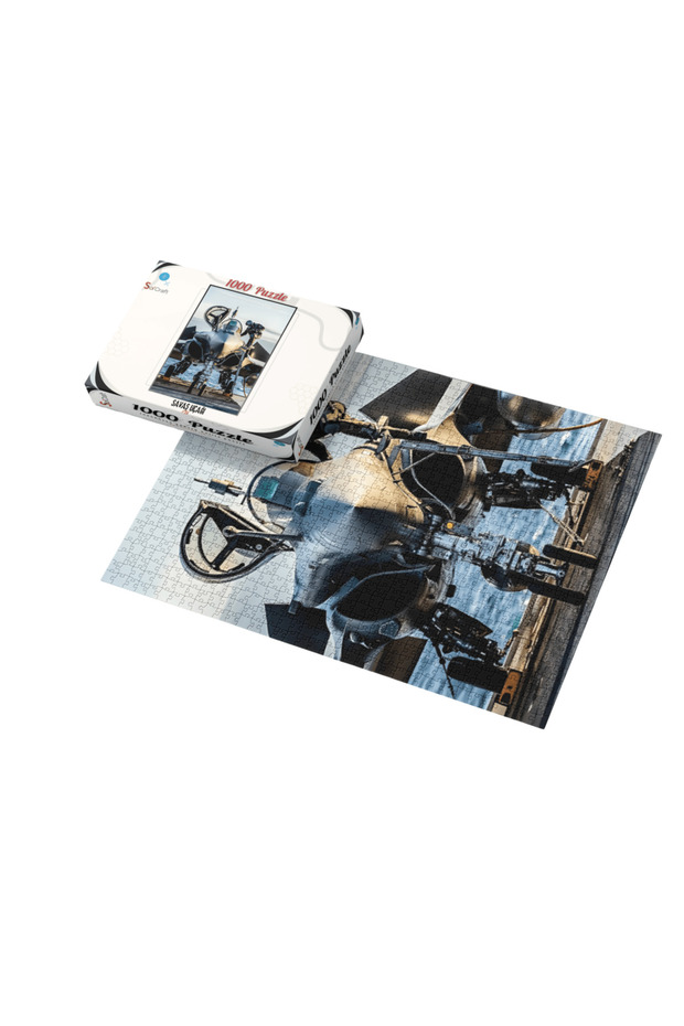 1000 Parça Puzzle Savaş Uçağı F16 - 3