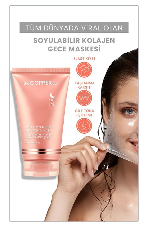 Soyulabilir Kolajen Gece Maskesi 50 ml - 1