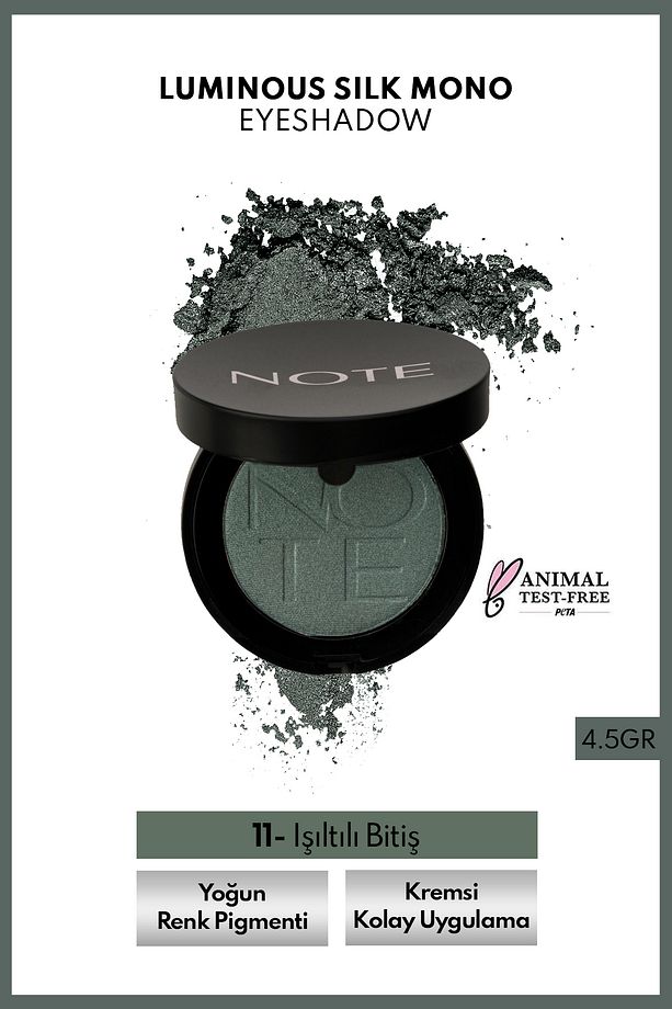 Luminous Silk Eyeshadow Tekli Göz Farı – 11 Yeşil - 1