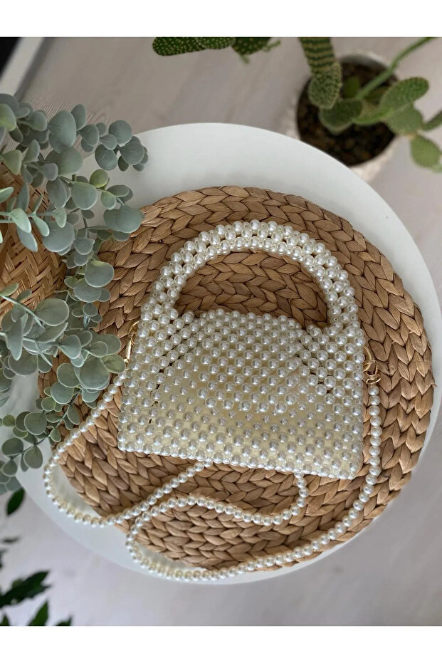 Pearl Bag - Pearl Bead Bag - Pearl Bag