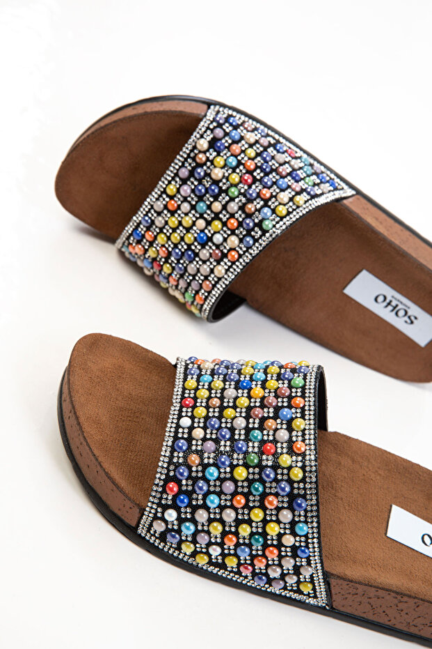 Siyah-Multi Kadın Terlik 20659 - 1