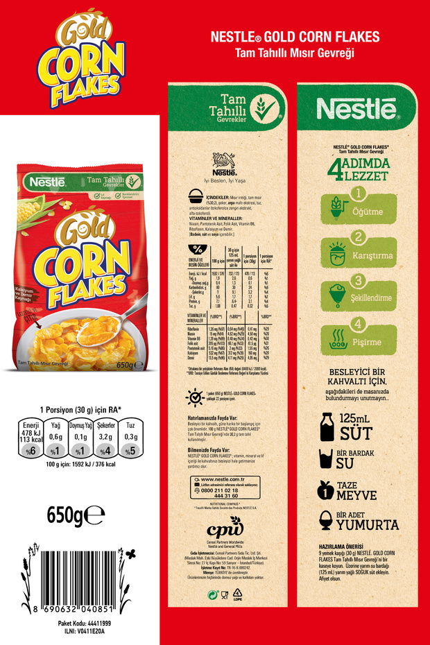 Gevrek Cornflakes 650 Gr - 3