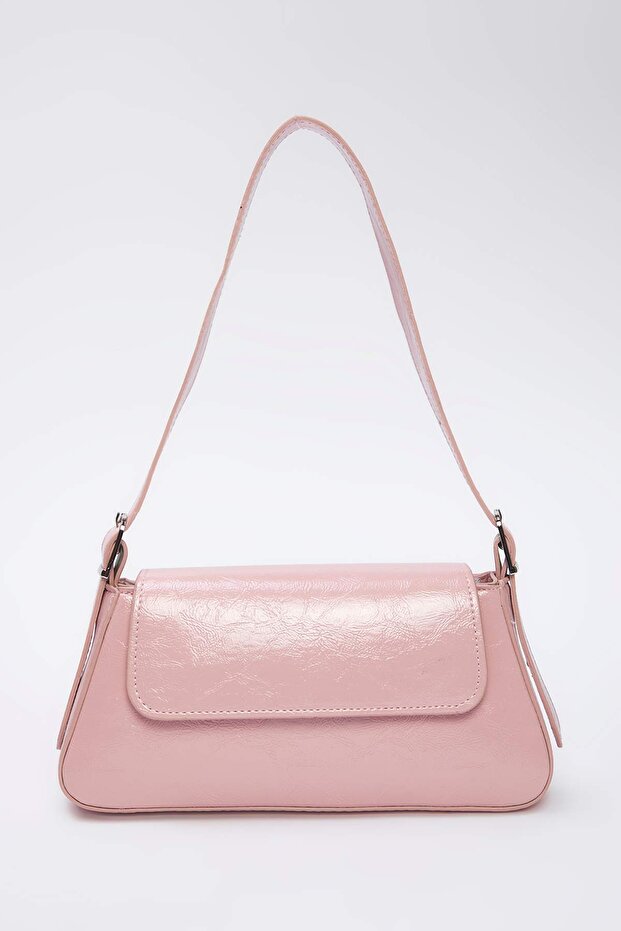 Açık Pembe Kadın Mini Boy City Omuz Çanta TAKSS25OC00035 - 1