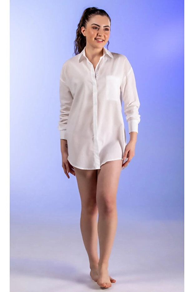 MONAKO BEYAZ GÖMLEK - 1