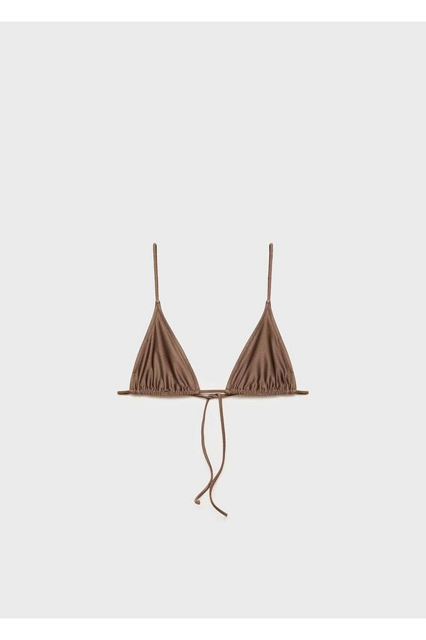 Parlak yüzeyli bikini üstü - 3
