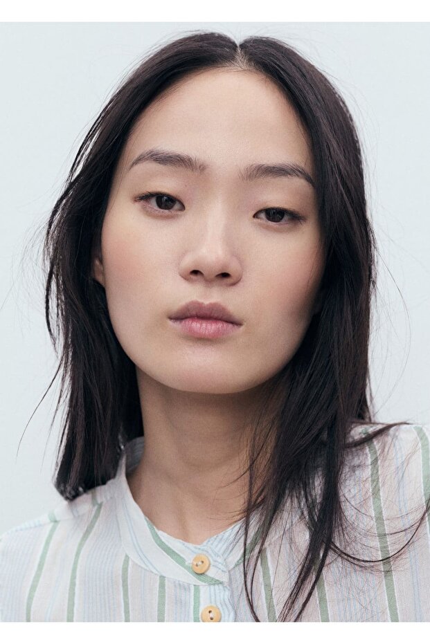 Çizgili desenli gömlek - 6