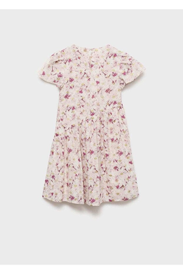 Desenli kısa elbise - 2