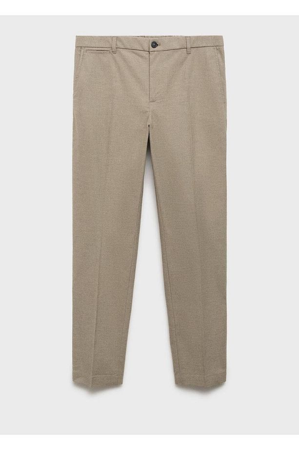 Regular kesim flanel pantolon - 3