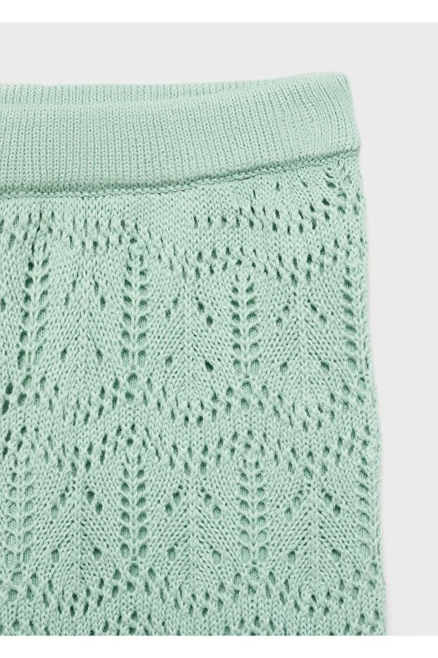 Perforierte Strickhose - 3