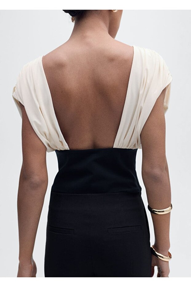 Kombine drape bluz - 6