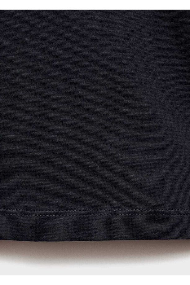 Kısa kollu desenli tişört - 8