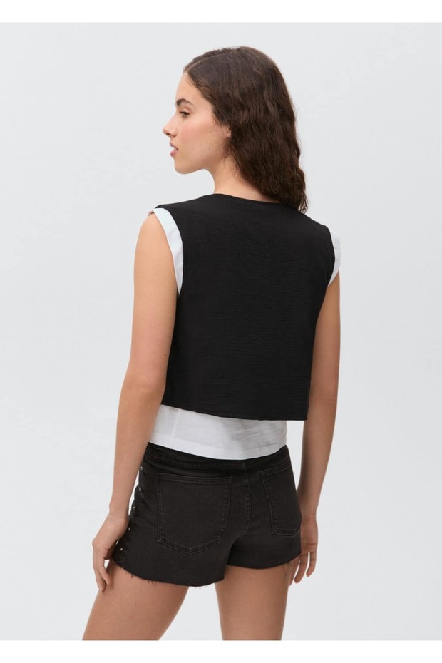 İşlemeli yelek - 4