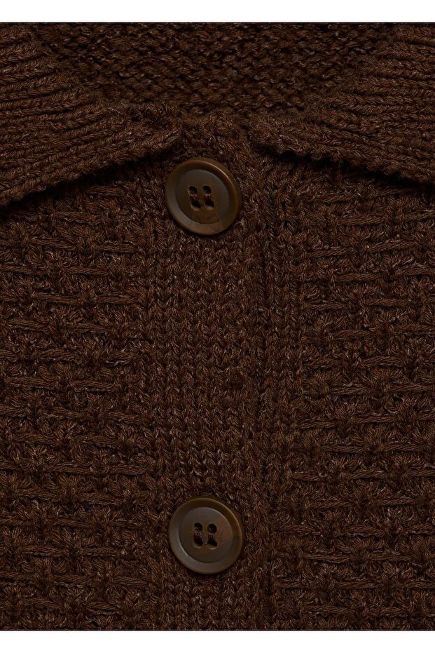 Polo yaka triko ceket - 7