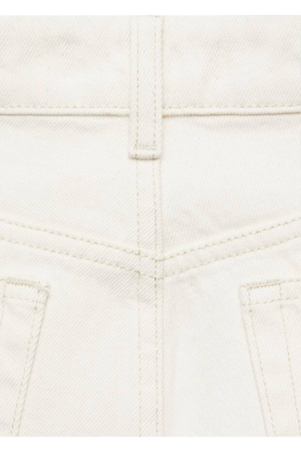 Wideleg crop dikişli jean - 6