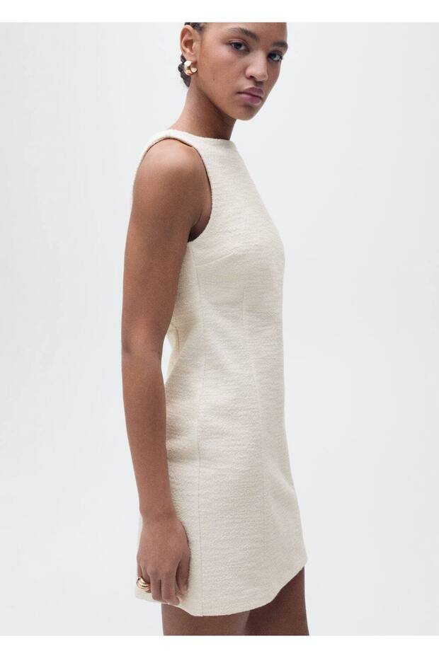 Kısa tüvit elbise - 1