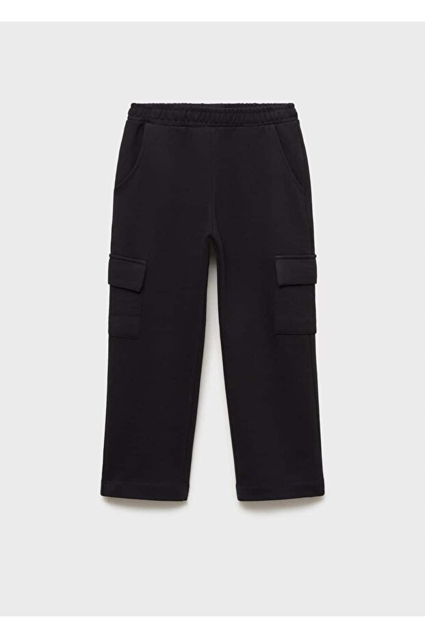 Pamuklu kargo pantolon - 1