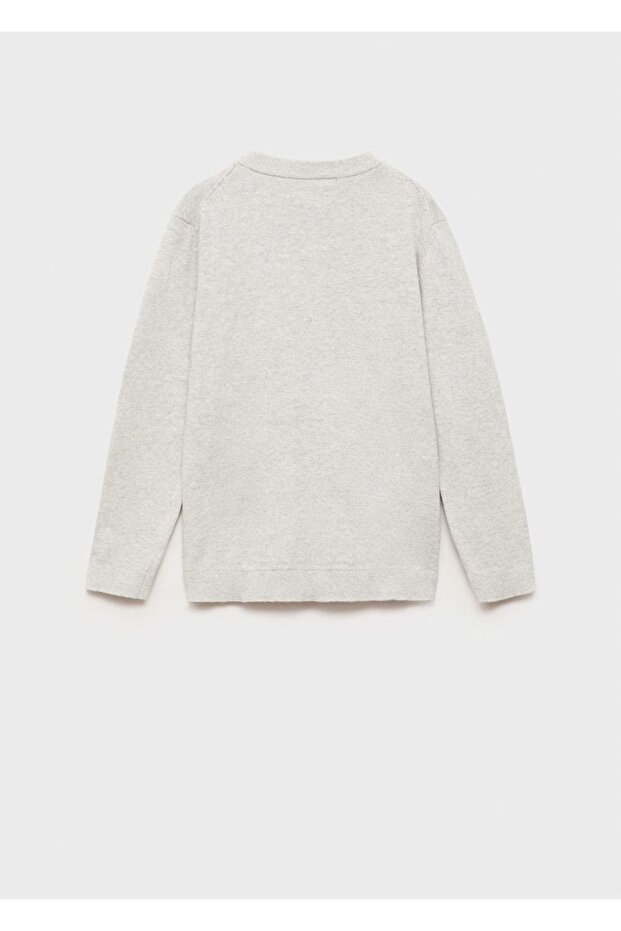 Kırçıllı pamuklu kazak - 4