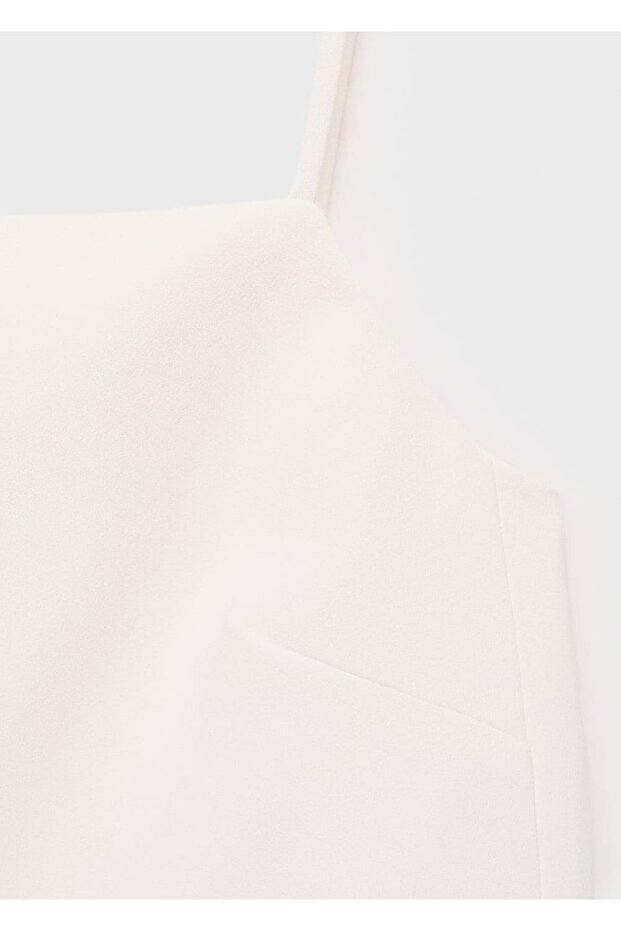 Düğmeli kısa bluz - 5