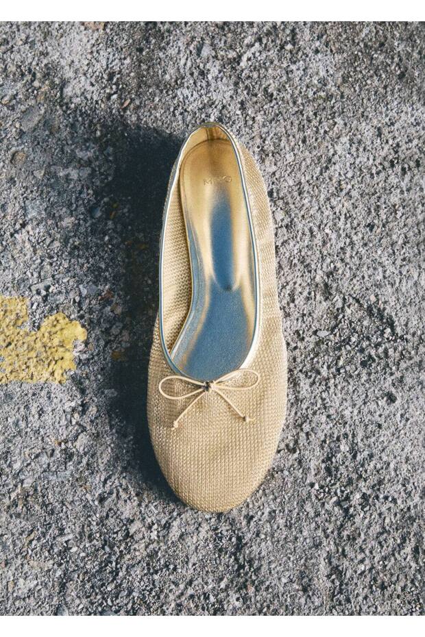 Bağ detaylı triko babet - 2