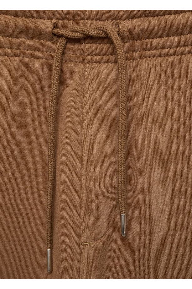 İpli Pamuklu Jogger Pantolon - 7