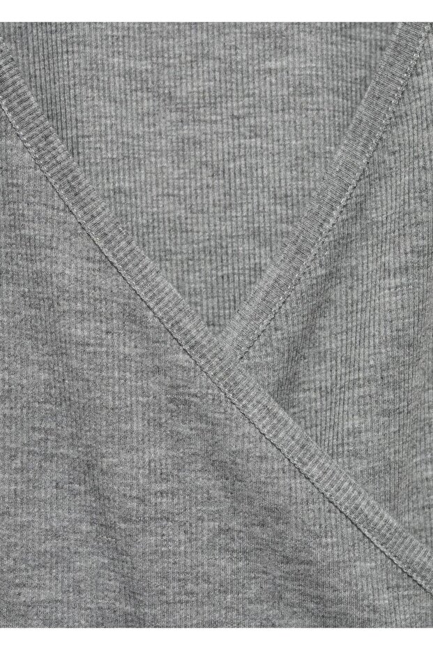 Strickjacke mit Rippbündchen - 3