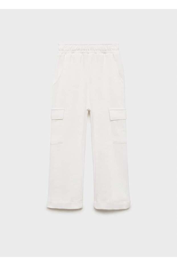 Pamuklu kargo pantolon - 1