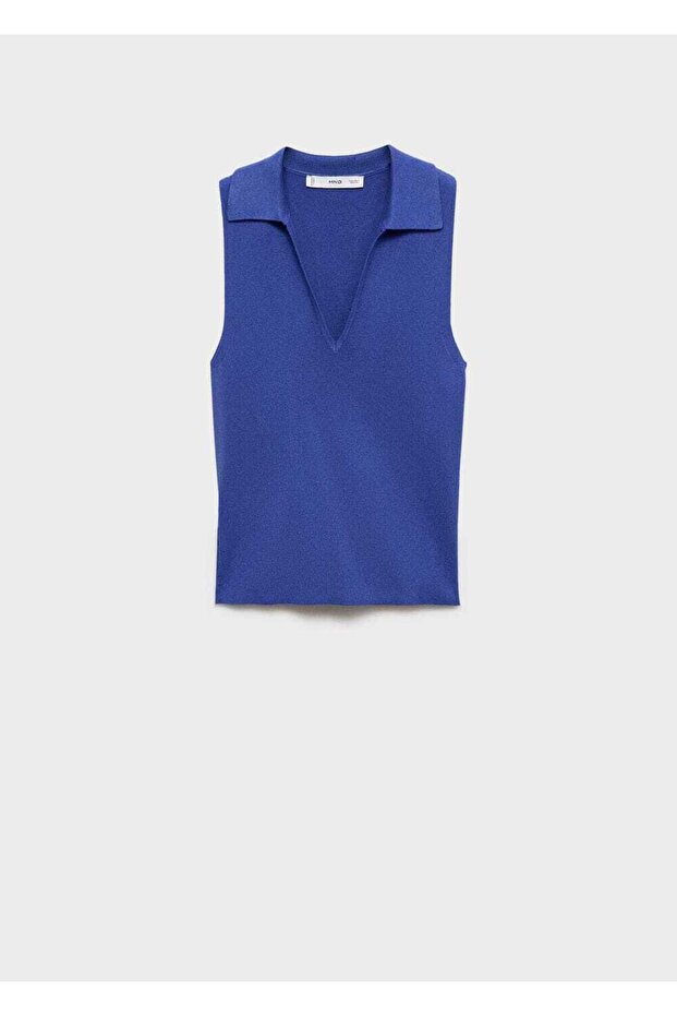 Polo yaka triko bluz - 3