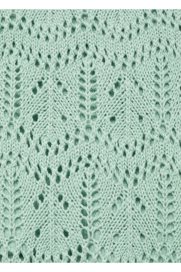 Perforierte Strickhose - 4