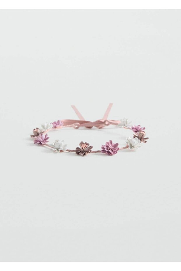 Bağlamalı çiçekli taç - 2