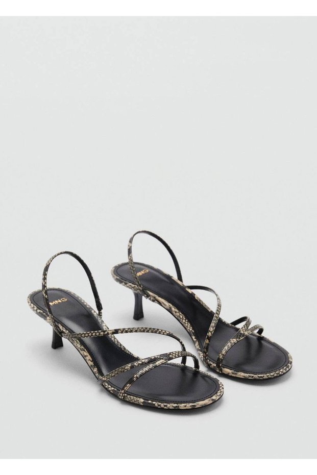 Strappy heeled sandals