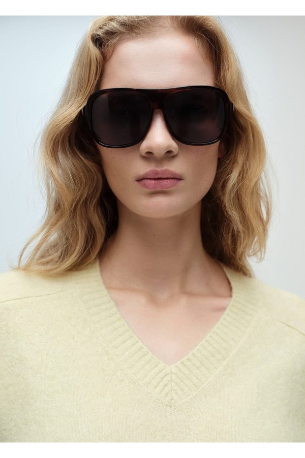 Strickpullover mit V-Ausschnitt - 7