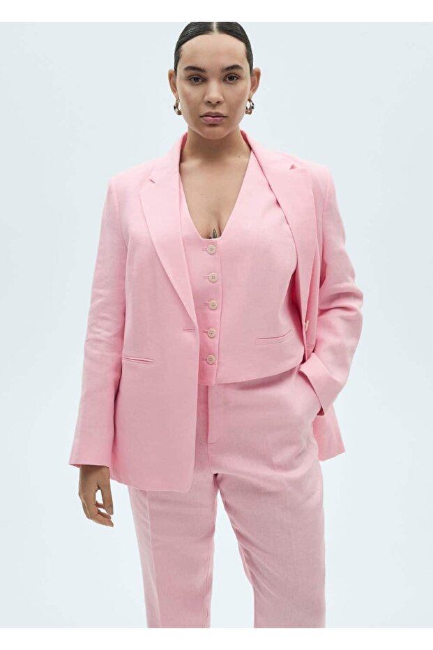 Keten pantolon takım - 7