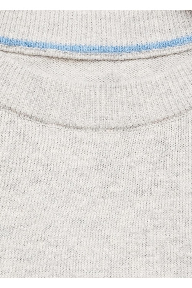 Kırçıllı pamuklu kazak - 8