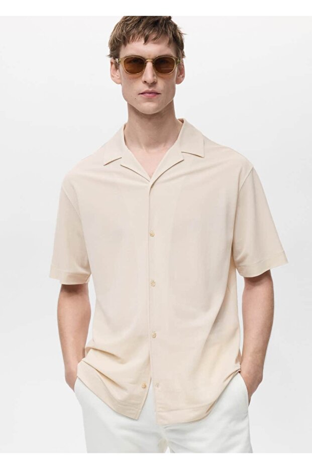 Bowling yaka modal gömlek - 1