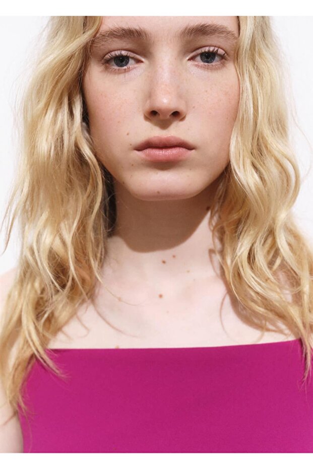 Düğmeli kısa bluz - 6