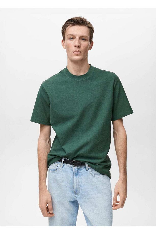 Ribana regular fit pamuklu tişört - 1