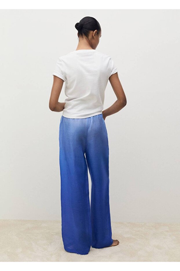 Degrade görünümlü rami pantolon - 4