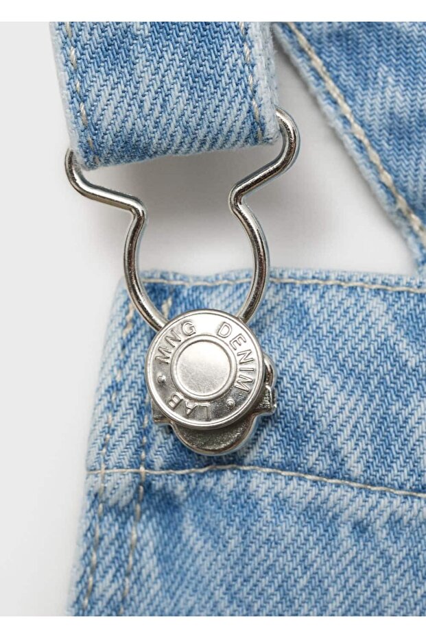 Kısa Kot Jile Elbise - 6