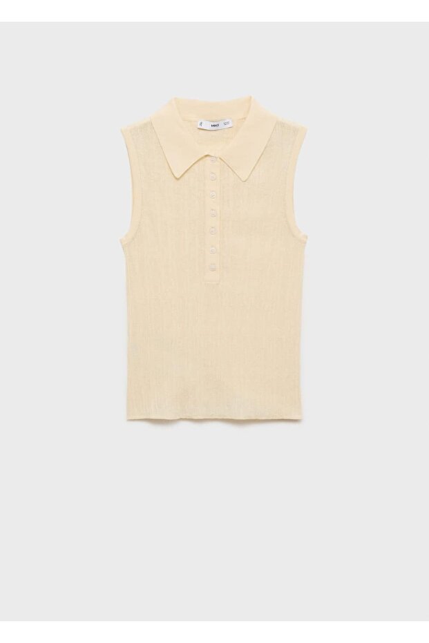 Polo yaka triko bluz - 3