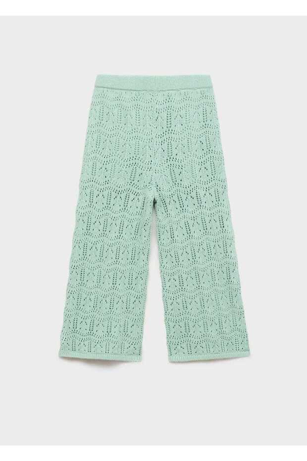 Perforierte Strickhose - 2