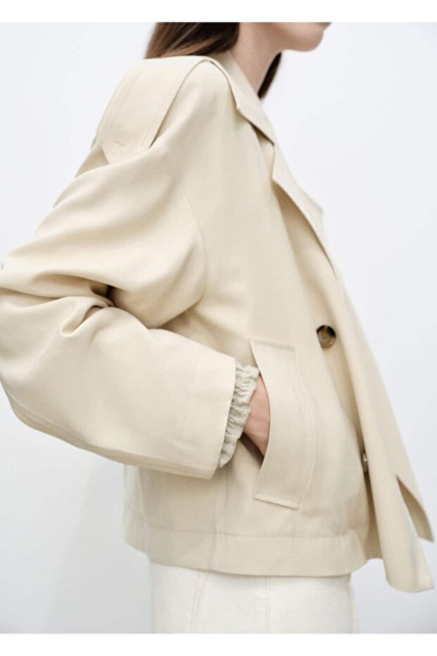 Çift düğmeli klapalı ceket - 6