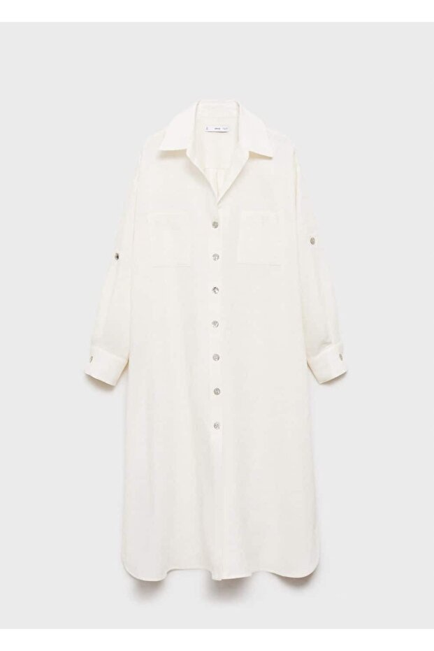 Uzun keten gömlek - 3