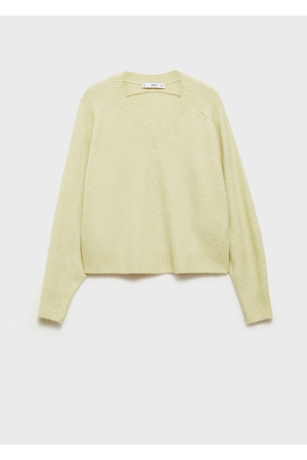 Strickpullover mit V-Ausschnitt - 3