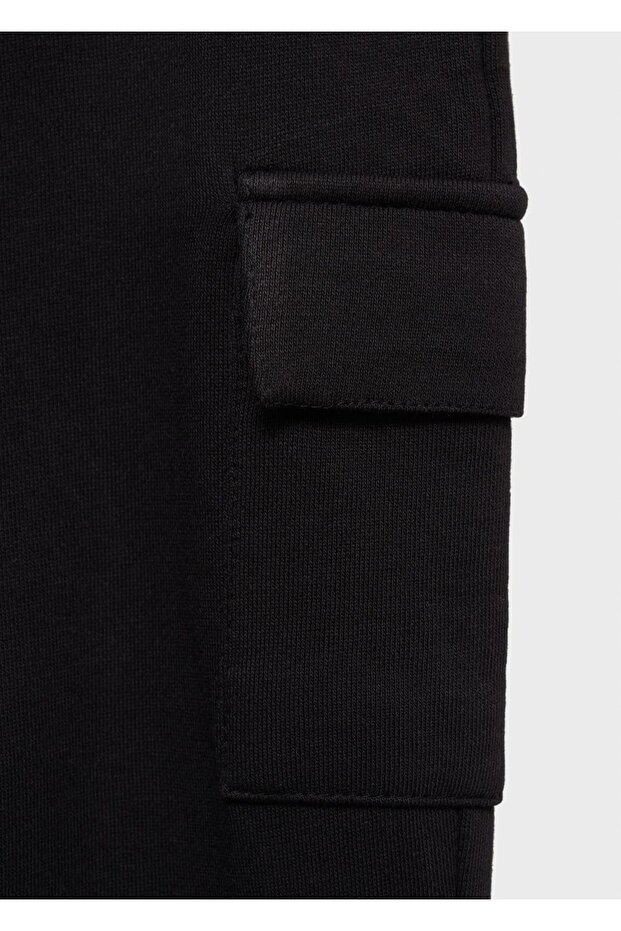 Pamuklu kargo pantolon - 4