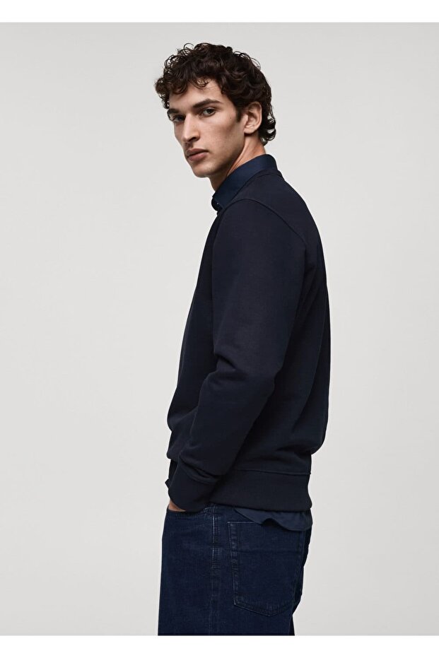 Regular kesim pamuklu sweatshirt - 6