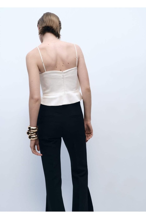 Long Ruffle Blouse - 4