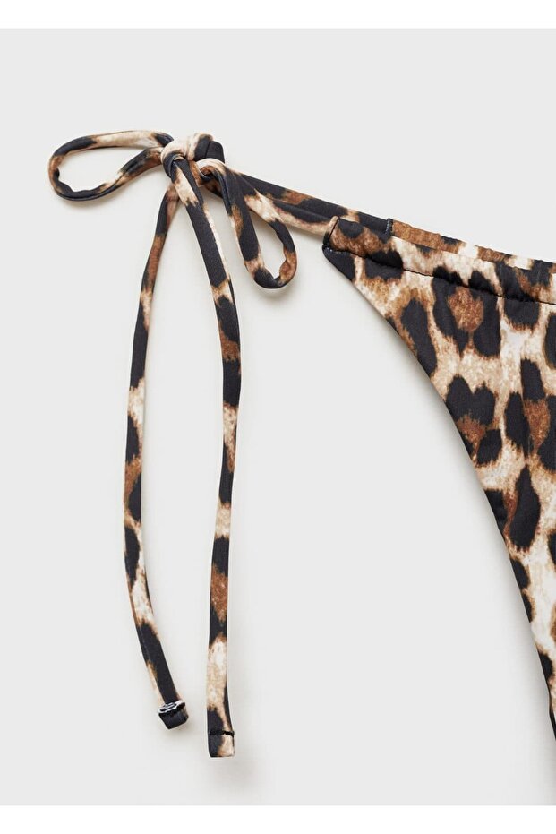 Leopar desenli bikini altı - 7