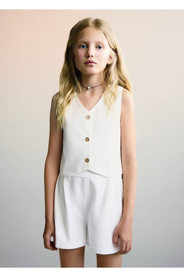 Elastik belli şort - 1