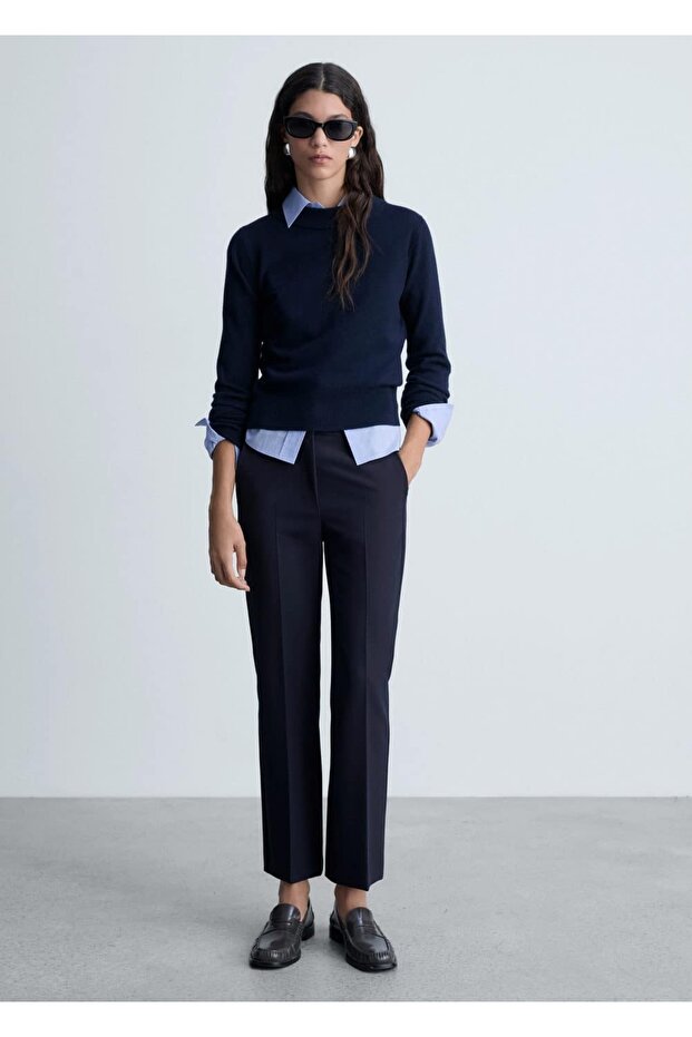 Pensli Düz Kesim Pantolon - 2