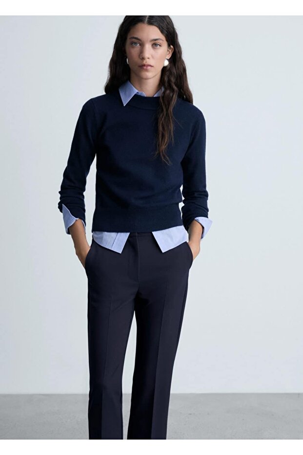 Pensli Düz Kesim Pantolon - 1